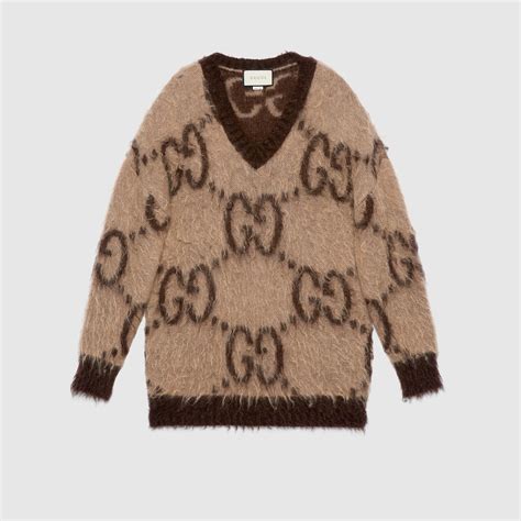 gucci v-neck sweater|gucci jumper women.